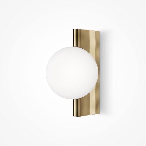 Maytoni Rim Plafonnier Semi-Affleurant Led Moderne Intégré En Laiton, 40cm, 3000k