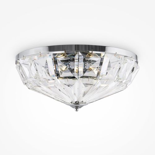 Maytoni Facet Plafonnier Classique 6 Lumières Chrome E14