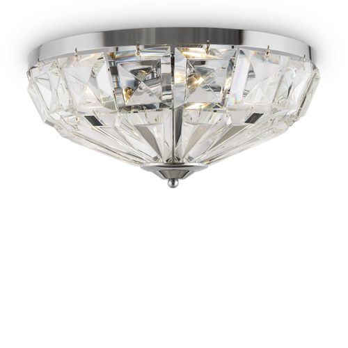 Maytoni Facet Plafonnier Classique 4 Lumières Chrome E14