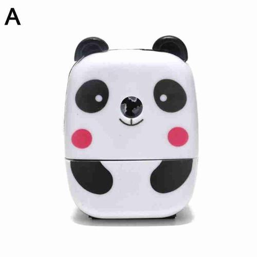 Panda De Couleur Taille-Crayon Rapide Pour Enfants, Papier À Lettre Kawaii, Motif Dessin Animé, Panda Propre, Cadeau Pour Étudiant, U5m1