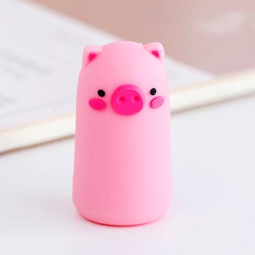 Couleur Cochon Taille-Crayon Kawaii, 1 Pièce, Dessin Animé Créatif, Mignon, Fournitures Scolaires Pour Étudiants