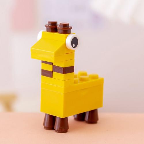 Couleur 04-Girafe 2pcs Taille-Crayon Manuel Pour Enfants, Blocs De Construction, Dessin Animé Créatif, Bricolage, Jouets, Fournitures Scolaires, Kawaii