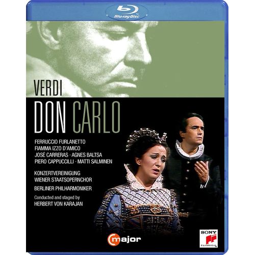 Don Carlo [José Carreras, Agnes Baltsa, Herbert Von Karajan, Wiener Philharmoniker, Salzburg Easter Festival, 1986] [Blu-Ray]