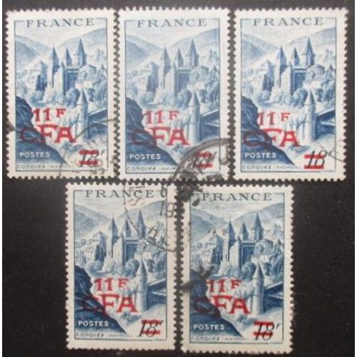 Reunion N°305 X 5 Oblitéré