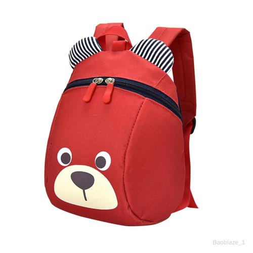 Baoblaze Harnais De Sécurité Réglable Pour Enfants, Sac À Dos Pour Enfant, Laisse De Marche Avec Laisse, Laisses Pour Sac À Dos Pour Enfant, Mini Sac À Dos De Rouge