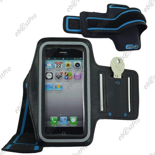 Ebeststar ® Brassard Sport Néoprène Housse Coque Etui De Protection Armband Case Pour Apple Iphone 5s / 5, Couleur Noir