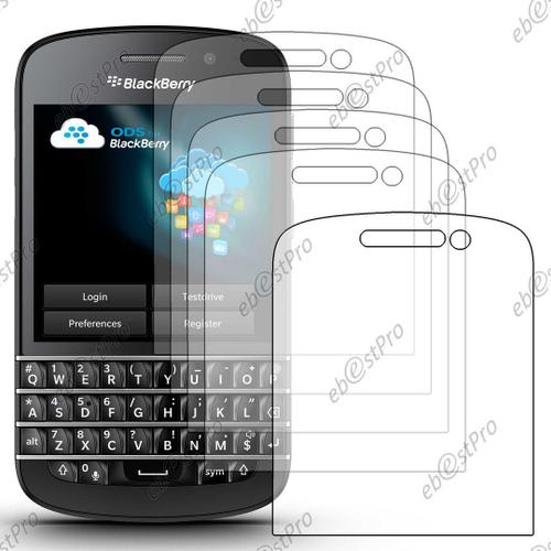 Ebeststar ® Lot X5 Film Protection D'écran Anti Rayures Protecteur Transparent Pour Blackberry Q10