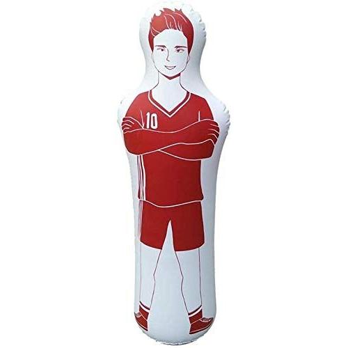 160cm Football Training Gonflable Dummy-Football Training Goal Gardien Stand Tumbler-Tumbler Air Mannequin Defender-Rouge