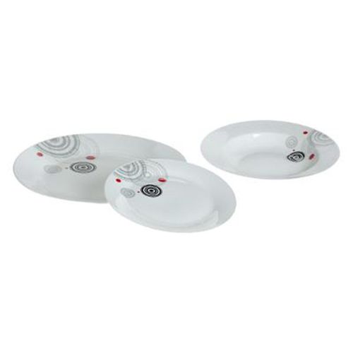 Service De Table 18 Pièces "Instant" 27cm Blanc