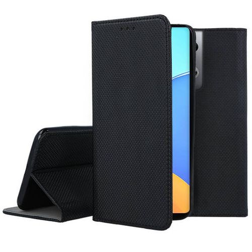 Housse Pour Oppo Reno 8 5g - Etui Coque Pochette Portefeuille + Film Ecran - Noir Magnet