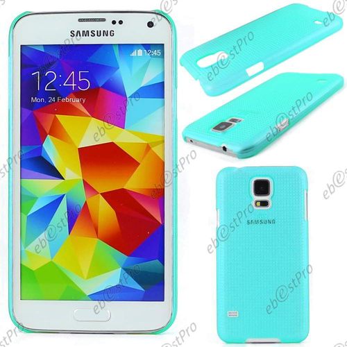 Ebeststar ® Coque Tpu Rigide Motif Mesh Pour Samsung Galaxy S5 G900f, Couleur Bleu