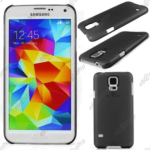 Ebeststar ® Coque Tpu Rigide Motif Mesh Pour Samsung Galaxy S5 G900f, Couleur Noir