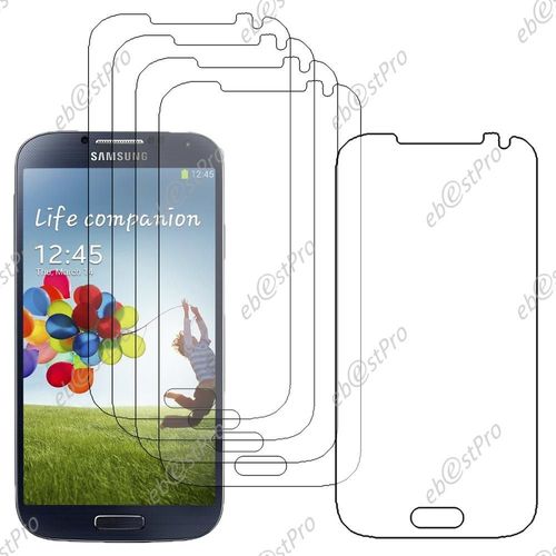 Ebeststar ® Pour Samsung Galaxy S4 I9500 I9505 Lot X5 Protection Film D'écran Anti Rayures Anti Traces