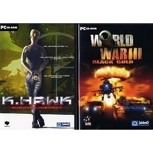 Pack Éditeur: K.Hawk Survival Instinct + World War 3 Black Gold Pc