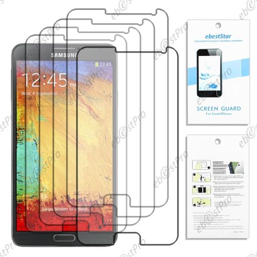 Ebeststar ® Lot X5 Film Protection D'écran Anti Rayures Protecteur Transparent Pour Samsung Galaxy Note 3 Gt-N9000 / N9002 / N9005
