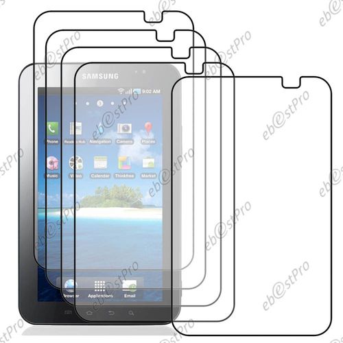 Ebeststar ® Lot X5 Film Protection D'écran Anti Rayures Protecteur Transparent Pour Samsung Galaxy Tab P1000, P1010