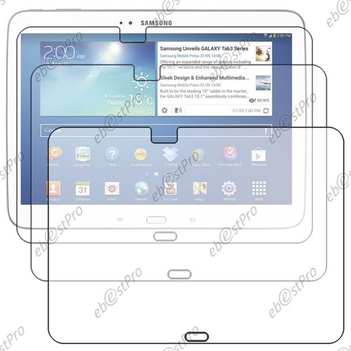 Ebeststar ® Lot X3 Film Protection D'écran Anti Rayures Protecteur Transparent Pour Samsung Galaxy Tab 3 10.1 Gt-P5210 / 10 Pouces P5200 P5220