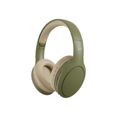 T'nB TONALITY - Écouteurs avec micro - circum-aural - Bluetooth - sans fil - isolation acoustique - olive, sable
