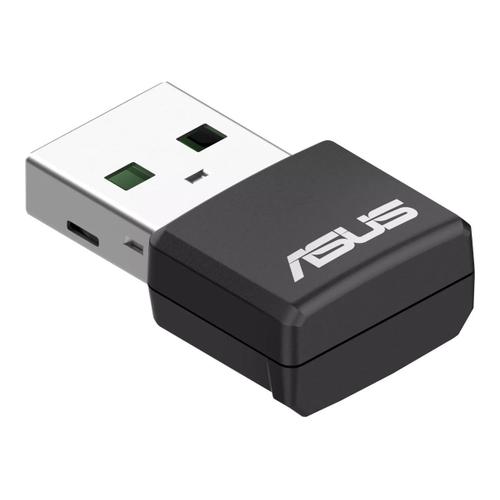ASUS USB-AX55 Nano - Adaptateur réseau - USB 2.0 - Wi-Fi 5, Wi-Fi 6