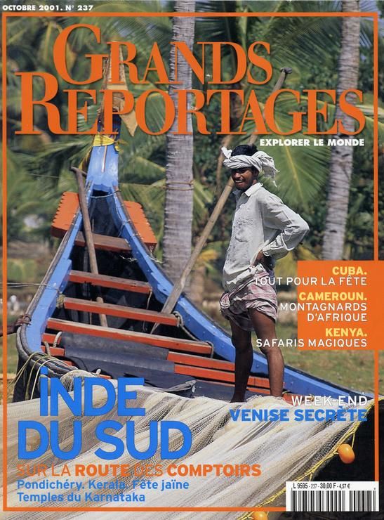 Grands Reportages N° 237 : Inde Du Sud Sur La Route Des Comptoirs