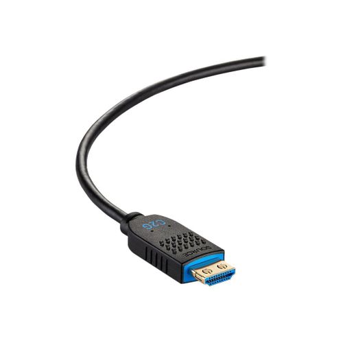 C2G 50ft (15.2m) C2G Performance Series High Speed HDMI Active Optical Cable (AOC) - 4K 60Hz Plenum Rated - High Speed - câble HDMI - HDMI mâle pour HDMI, 24 pin USB-C - 15.24 m - noir - Active...