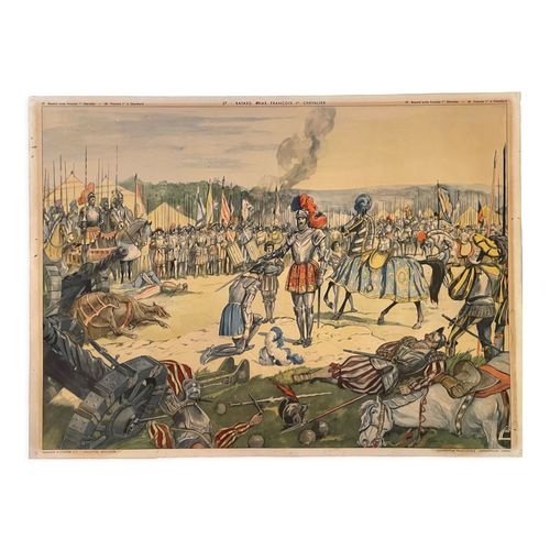 Affiche scolaire Francois 1er Montmorillon Rossignol blanc