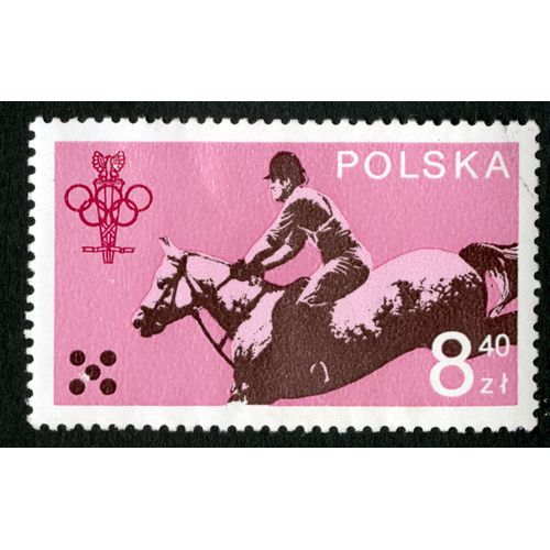 Timbre Oblitéré Polska, Igrzyska Olimpijskie, 8,40 Zl