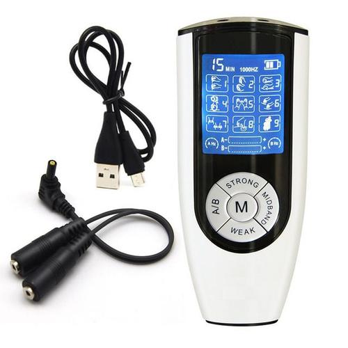 Électrostimulateur Bdsm Sexusl Pour Hommes Et Femmes, Jouet Sexuel, Câble, Boîte'alimentation, Anneau De Pénis À Décharge Électrique