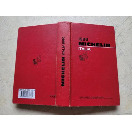Guide Michelin. Italia 1986