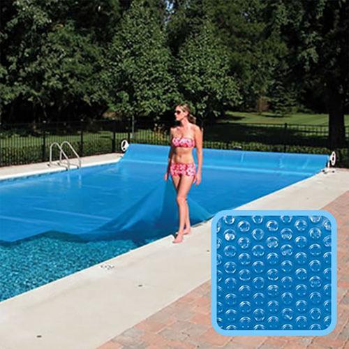 Linxor - Bâche à bulles 4 m x 8 m pour piscine - 300 microns - Bleu