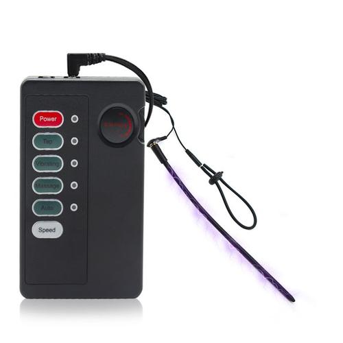 Jaune - Masturbateur Électrique De Stimulation De Pénis, Anneau De Stimulation De Pénis Électrique, Jouets Sexuels Pour Hommes, Anneau De Pénis, Prise Urétra, Sm