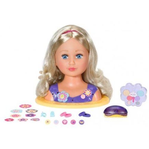 Poupee Tete A Coiffer Et Maquiller 27cm Avec Accessoires Cheveux Et Maquillage - Baby Born Sister - Jouet Enfant Des 3 Ans