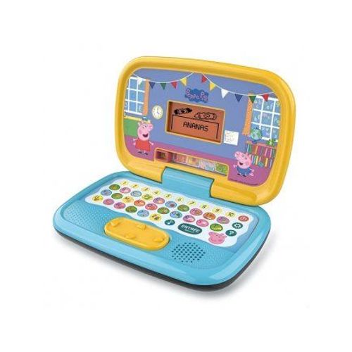 Ordinateur Educatif Enfant 3/6 Ans Peppa Pig - 15 Activites Dont Alphabet, Chiffres - Jeu Electronique Version Fr - Carte En Cadeau