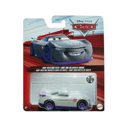 Coffret Voiture Disney Cars : Kurt Avec Des Insectes Dans Les Dents - Set Véhicule Miniature Grise Et 1 Carte Offerte