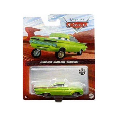 Coffret Voiture Cars : Ramone - Set Véhicule Miniature Verte Et 1 Carte Offerte - Pour Disney