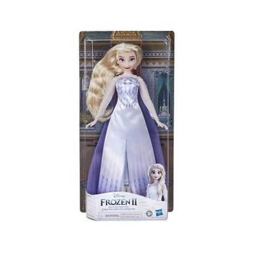 Poupee Reine Des Neiges Ii : Elsa Robe Princesse - Disney - Set Collection Poupee Mannequin + 1 Carte Offerte