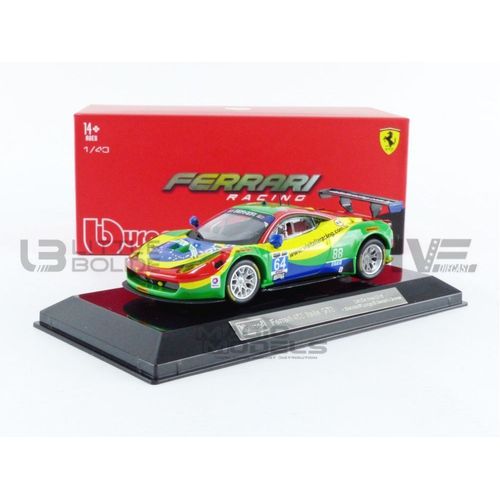 Bburago 1/43 36305gr Ferrari 458 Italia Gt3 - 2015 Diecast Modelcar-Bburago