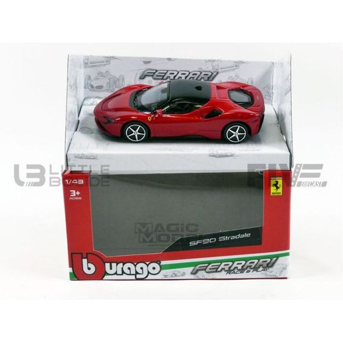 Bburago 1/43 36053r Ferrari Sf90 Stradale - 2020 Diecast Modelcar-Bburago