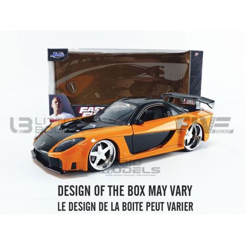 Jada Toys 1/24 30732or Mazda Rx7 - Fast And Furious - 1993 Diecast Modelcar-Jada Toys