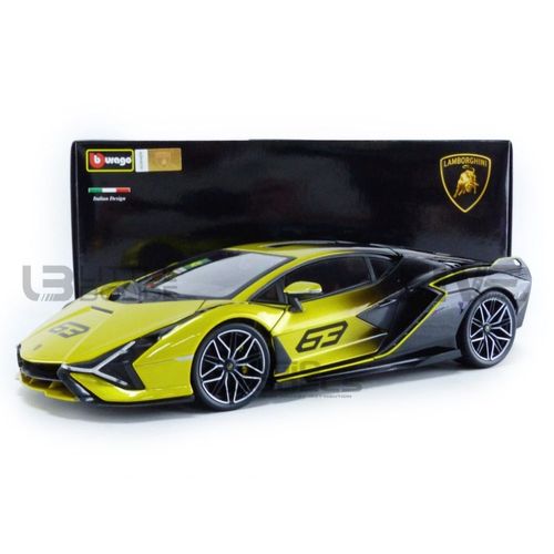 Bburago 1/18 11100y Lamborghini Sian Fkp 37 - 2020 Diecast Modelcar-Bburago
