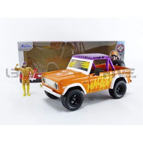 Jada Toys 1/24 - 32046or - Ford Bronco 1973 - Hollywood Rides Macho Man-Jada Toys