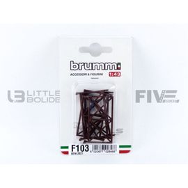 Brumm 1/43 - F103 - Mercedes-Benz Set Accessoires Mille Miglia Barriers 5 Pcs-Brumm