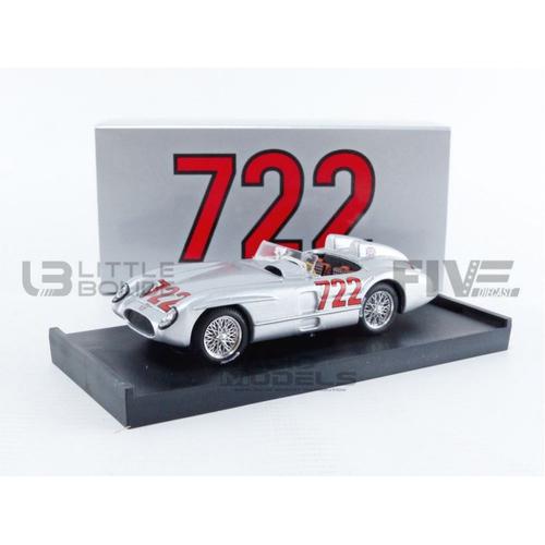 Brumm 1/43 R190 Mercedes-Benz 300 Slr - Winner Mille Miglia 1955 Diecast Modelcar-Brumm