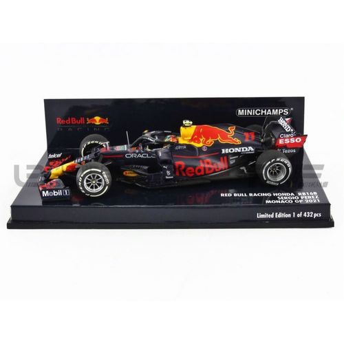 Minichamps 1/43 410210611 Red Bull Rb16b Honda - Monaco Gp 2021 (S. Perez ) Diecast Modelcar-Minichamps