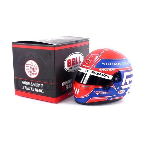 Mini Helmet 1/2 - 4100109 - Casque George Russell - Williams Gp 2021
