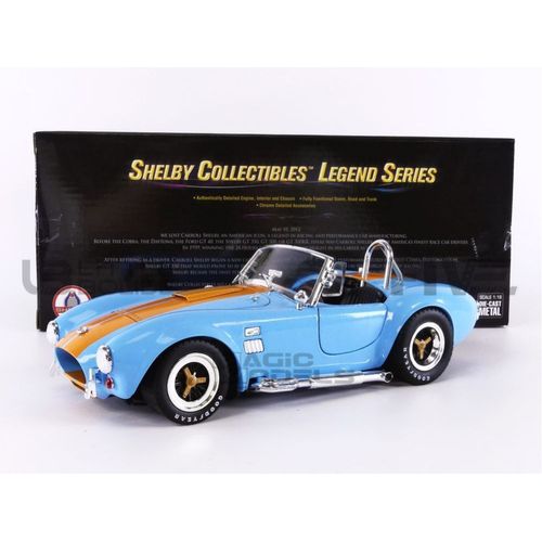 Shelby Collectibles 1/18 Shelby129 Shelby 427 S/C - Gulf Colors - 1965 Diecast Modelcar-Shelby Collectibles