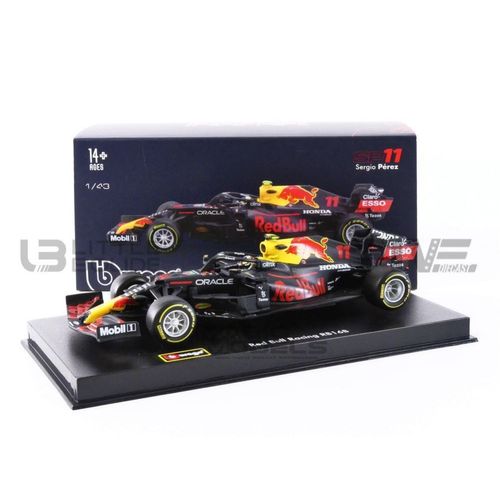 Bburago 1/43 38056p/11 Red Bull Rb16b Honda - 2021 (S. Perez) Diecast Modelcar-Bburago