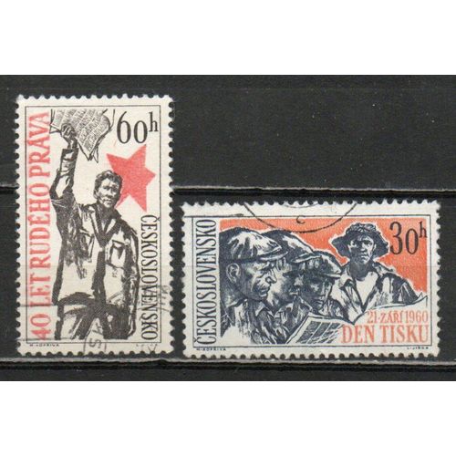 Timbre-Poste De Tchécoslovaquie