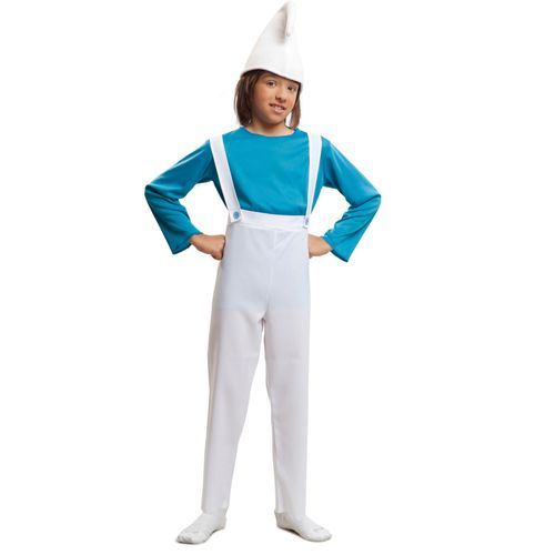 Déguisement Lutin Bleu Enfant - Taille: 5 À 6 Ans