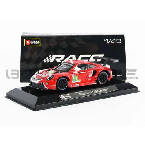 Bburago 1/43 - 38308r/W - Porsche 911 Rsr - Le Mans 2020-Bburago